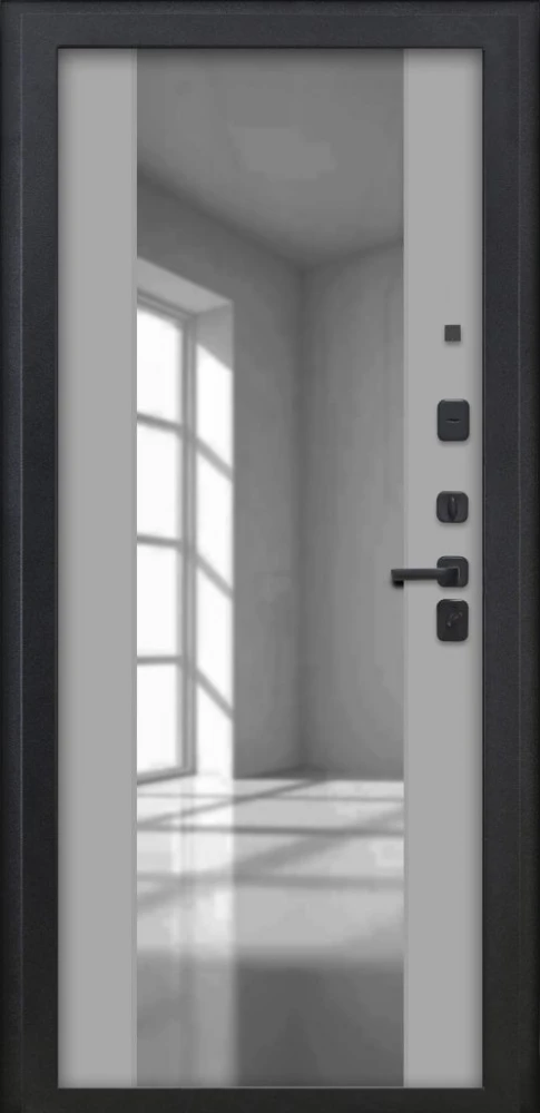 Входная дверь ДвериПРО Термо медный антик ФЛЗ-1 Шарли светлый DPRO226514 внутренняя сторона